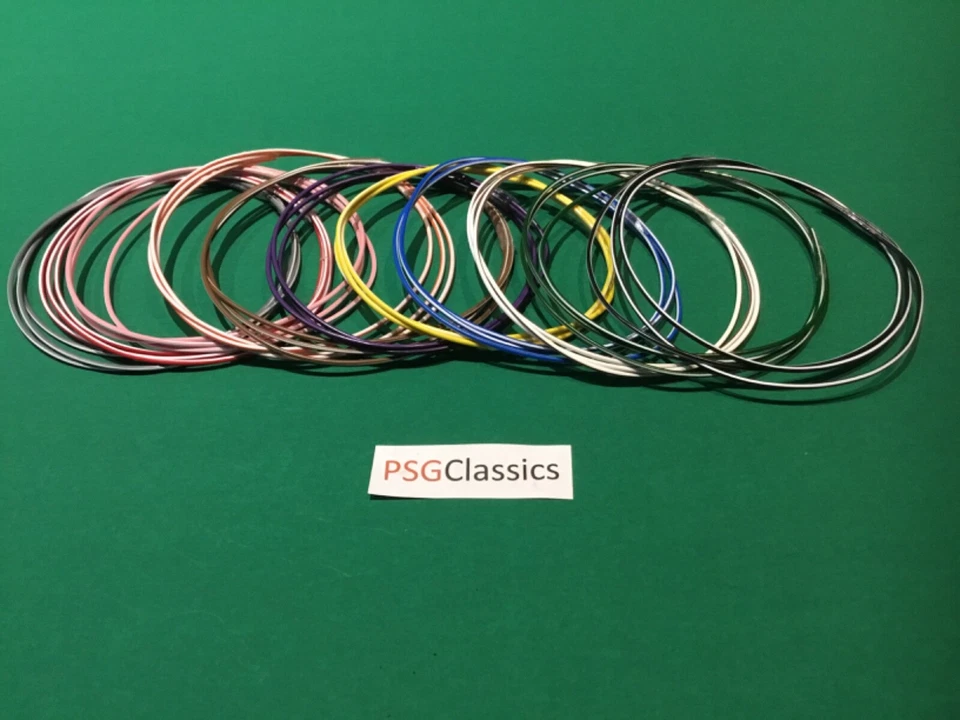 Cable de cableado eléctrico 11x 1m 1mm cable trazador Vincent serie C Black Lightning Foto 1 de 4