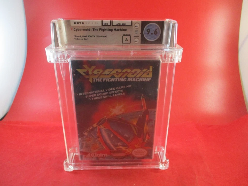 Cybernoid (Nintendo NES) **BRAND NEW** Sealed WATA 9.6 A Seal *damaged case* - Image 1 of 4