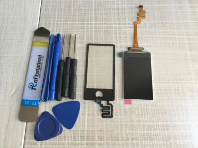 LCD Screen + Touch Digitizer For Apple iPod Nano 7 7th Gen A1446 BLACK - Image 1 of 4