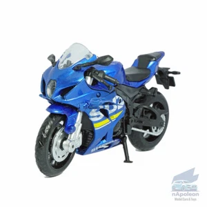 1:18 Suzuki GSX-R1000 Modelo de coche Diecast Toy Vehicle Collection Kids Gift Blue - Imagen 1 de 12