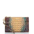 New W/Tag Brahmin Daisy Reptilian Ombre Melbourne Genuine Leather Sold Out