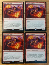 MTG Magic The Gathering - Soul-Scar Mage x 4 (Playset) - Amonkhet