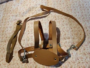 Imbracatura da passeggio John Lewis in pelle per bambini redini (stile carrozzina vintage) - Foto 1 di 3