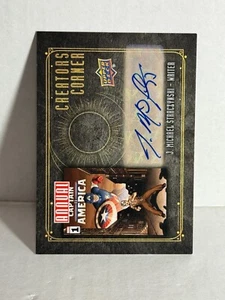 J MICHAEL STRACZYNSKI 2023-24 Marvel Annual CREATORS CORNER AUTO CAPTAIN AMERICA - Picture 1 of 1