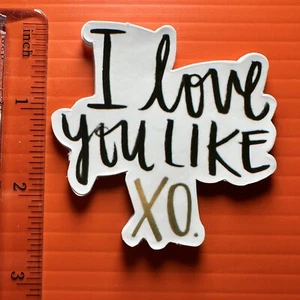 Adesivo BEYONCE I Love You Like XO musica pop R&B hip hop alveare uccidi limonata - Foto 1 di 1