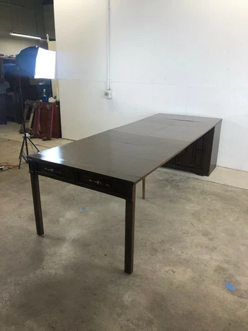 Mid Century Expanding Cabinet with Table Cover