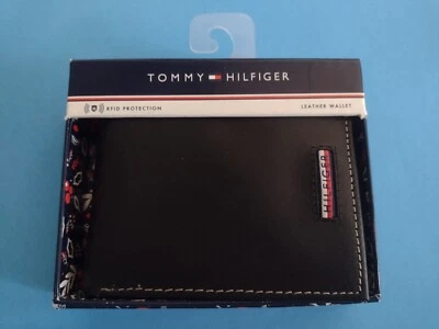 Nuevo en Caja Tommy Hilfiger Cartera de Cuero para Hombre con Protección RFID Foto 1 de 4