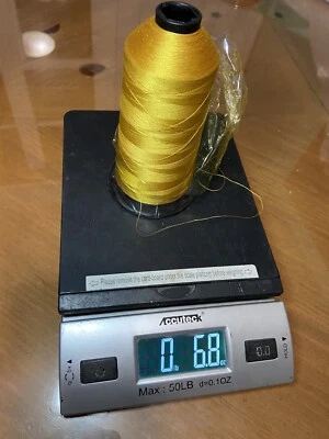 COATS Silko Thread Gold Embroidery 6 oz Polyester Sewing Tkt 40 B383 - Image 1 of 2