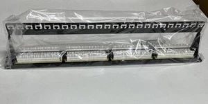 NUEVO Panel de conexión de red Belkin F4P638-24-AB5 48 puertos CAT6 Ethernet negro - Imagen 1 de 6
