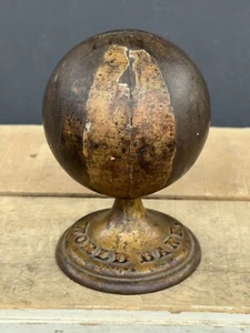 ORIGINAL Antique 1882 U.F. HOTCHKISS Globe Bank by NORTH BROS Very SCARCE! - Picture 1 of 17