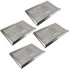 4 filtres de gamme en maille de graisse aluminium capot de ventilation pour micro-ondes et poêle 7-5/8" x 5"