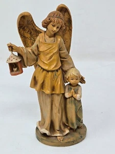 VINTAGE 1984 FONTANINI SIMONETTI ITALIEN #174 ENGEL MIT LATERNE & KINDERFIGUR - Bild 1 von 9