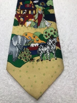 A ROGERS CORBATA PARA HOMBRE AZUL MARINO CON ARCO DE NOAHS 4 X 60 Foto 1 de 4