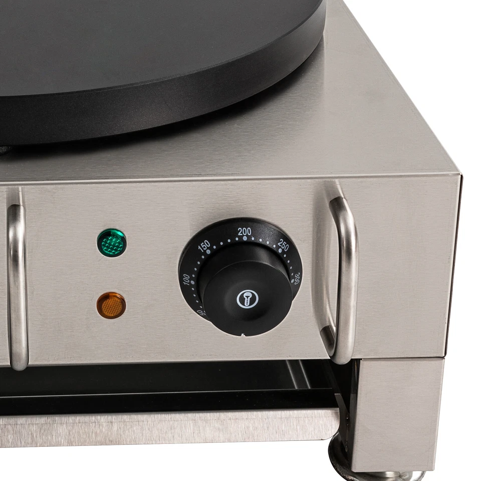2.8KW Commercial Electric Crepe Maker Non Stick Large Pancake Griddle Machine UK - Image 1 of 4