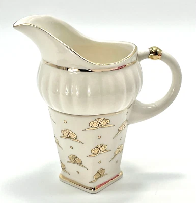 Crema The Met x Anthropologie delicado gres dorado nuevo en caja Foto 1 de 3