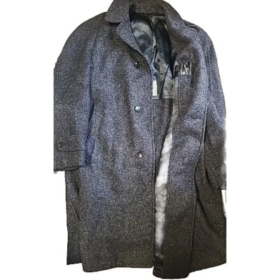 Vintage Harris Tweed Fahey Brockman Heavy Overcoat 40's/50's Pure Scottish Wool - Image 1 of 4