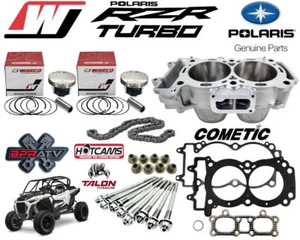 RZR XP Turbo S S4 FABRICANTE DE EQUIPOS ORIGINALES Cilindro Wiseco Pistones Conjunto Completo de Extremo Superior Kit de Pernos - Imagen 1 de 24