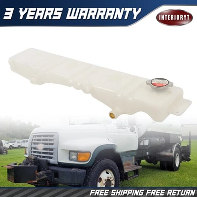 Conjunto de tanque de desbordamiento de refrigerante de radiador para 80-99 Ford F600 F700 F800 F6HZ8A080B Foto 1 de 4