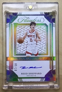 🔥Reed Sheppard 2024-25 Panini Flawless Framework Auto Gold SSP 5/10 RC #FRM-RSH - Bild 1 von 2