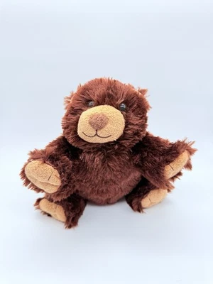 Unipak Chubby Furry Grizzly Bear Brown Plush Friendly Teddy Stuffed Animal 9" - Image 1 of 4