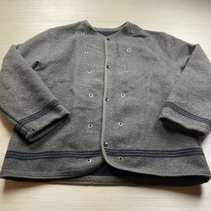 Vintage Stone Island Jacket Wool Over Shirt Poncho 90s XL Snap Sailing - Picture 1 of 11