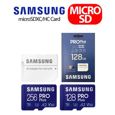 Samsung PRO Plus Micro SD Card 128GB 256GB Class 10 SDXC Memory Card - Image 1 of 4