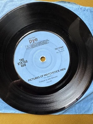 THE STATUS QUO - PICTURES OF MATCHSTICK MEN - UK - 7" SINGLE - 1968 - Image 1 of 2