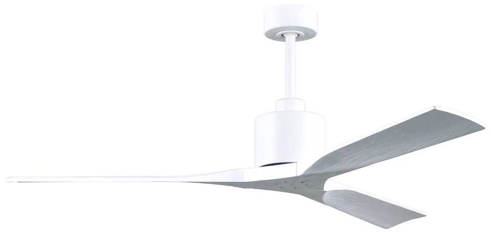 60" Matthews Nan Matte White Outdoor Ceiling Fan with Remote - Image 1 of 1
