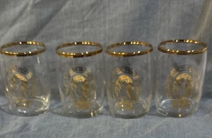 4er Set Coors Schnapsglas Goldrand gestempelt 2" - Bild 1 von 1