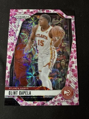 2024-25 Panini Prizm Clint Capela #161 Choice Cherry Blossom Prizm /20 SSP - Image 1 of 2