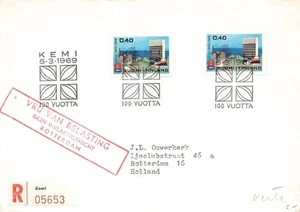696379) Finnland Blg. in die Niederlande mit niederl. Devisenzensur  - Bild 1 von 1
