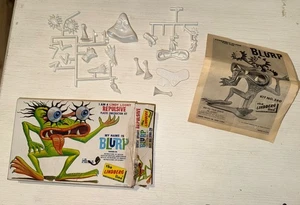 Vintage 1964 Lindberg THING Monster Model Kit RePuLsIvEs BLURP complete Open - Picture 1 of 4