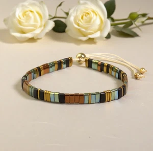 2025Hot TILA bracelet Colorful Stackable Healing Crystal Bracelet Hobo Chic - Picture 1 of 3