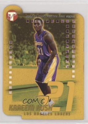 2002-03 Topps Pristine Gold Refractor troquelado/99 Kareem Rush #110 novato radiocontrol Foto 1 de 2