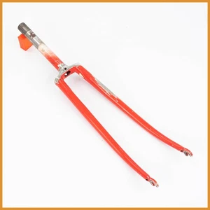 COLUMBUS SL VINTAGE STEEL FORK 1" ROAD BIKE 700C 28" THREADED BICYCLE CAMPAGNOLO - Picture 1 of 9