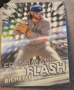 2020 Topps Chrome Bo Bichette Freshman Flash Rookie Refractor - Blue Jays - Picture 1 of 2