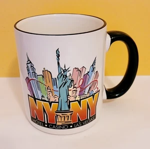 NY NY Hotel Casino Las Vegas Coffee Cup Mug Souvenir Drawing Free Shipping - Picture 1 of 4