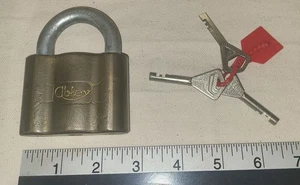 Abloy vintage padlock with 3 working Suomi keys - Tested good - made in Finland - Picture 1 of 18