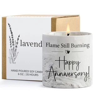 Anniversary Candle - Aniversario Gifts for Men, Women & Couples - Romantic Gi... - Picture 1 of 7