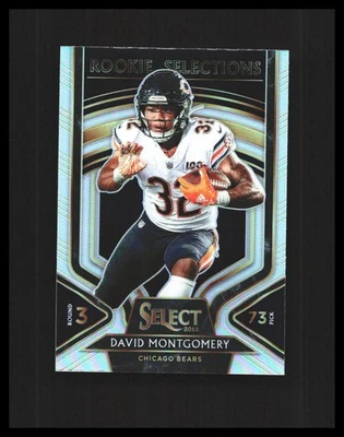 2019 David Montgomery Rookie Card Select Rookie Selections Silver #14 Bears - Image 1 of 3