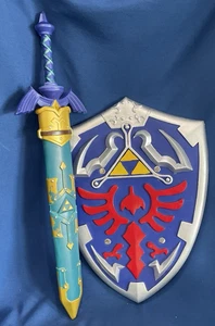 Nintendo The Legend of Zelda Scabbard Link Sword & Shield Set Cosplay Disguise - Picture 1 of 17