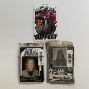 Motorhead Backstage Pässe Lot ~ Valient Thorr Vans Warped Tour - Bild 1 von 9
