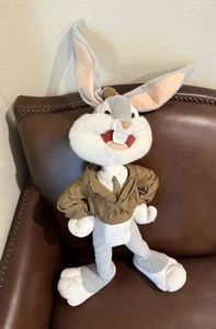 VTG 2001 Looney Tunes Nanco Bugs Bunny Military Plush 28” Tall Warner Bros. - Picture 1 of 13