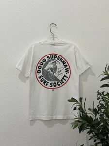 Vintage 90s Doug Supernaw Surf Society 1993 Autographed Tshirt M Country Made In USA - Bild 1 von 8