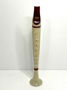 Vintage Trophy Flutophone Recorder Strumento Banda Musicale 11" USA anni 70 *LEGGI* - Foto 1 di 9