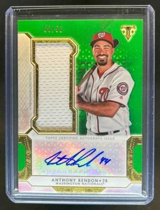 2018 Topps Triple Threads Anthony Rendon Single Auto Jumbo Jersey Emerald #8/50 - Picture 1 of 2