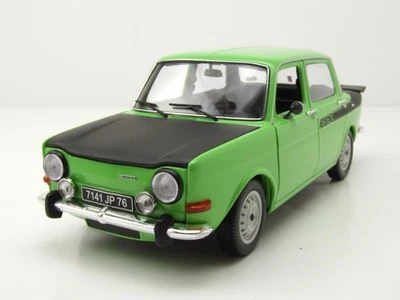 Simca 1000 Rallye 2 1976 Verde Nero Modellino 1:18 Norev - Immagine 1 di 4