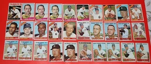 30ct Lot 1960's 1964-1967 Topps Baseball NY Yankees Elston Howard Stottlemyre EX - Picture 1 of 1