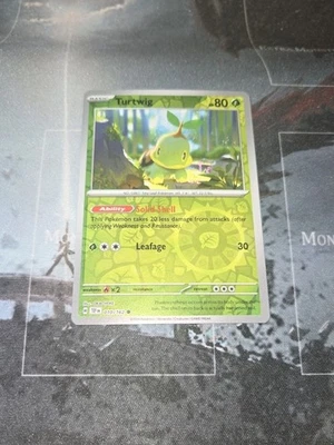 Turtwig 010/162 SV05: Temporal Forces Reverse Holo Pokemon Card NM - Image 1 of 2