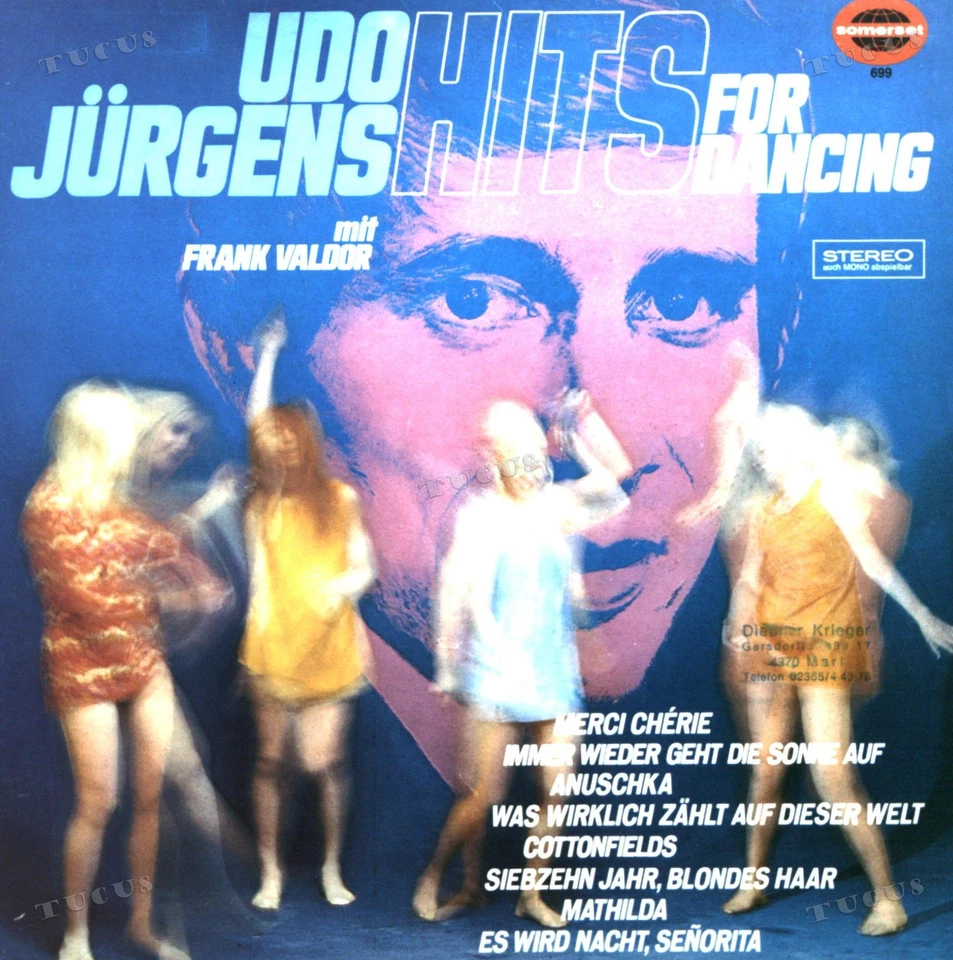 Frank Valdor - Udo Jürgens Hits For Dancing LP (VG/VG) .* - Image 1 of 1